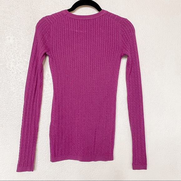 Tommy Hilfiger Cable Rib Scoop Neck Sweater Size XXS - Picture 10 of 10